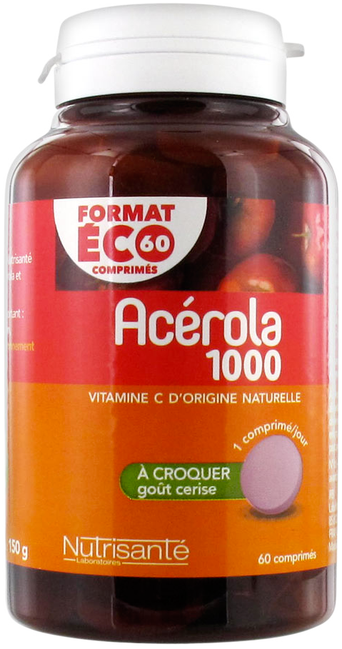 Nutrisanté acérola 1000 60 comprimés