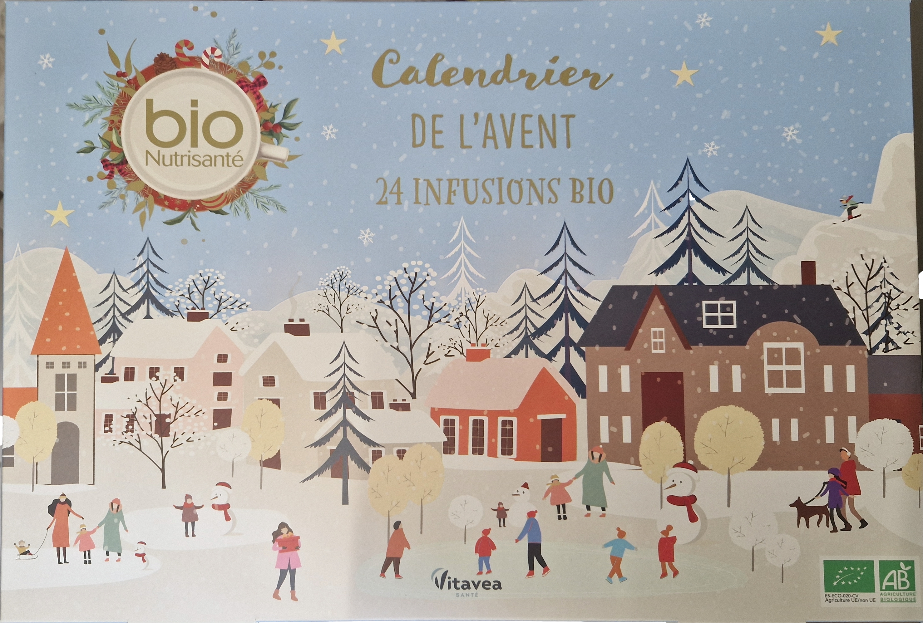 INFUSIONS BIO coffret calendrier de l'avent   24 sachets